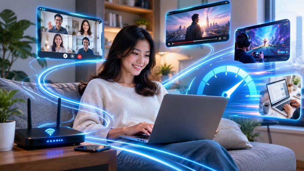 Bagaimana Internet Berkecepatan Tinggi Mengubah Aktivitas Digital Sehari-hari
